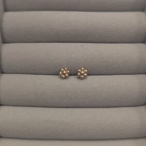 BONY LEVY - 14K Gold - Flower Stud Earrings